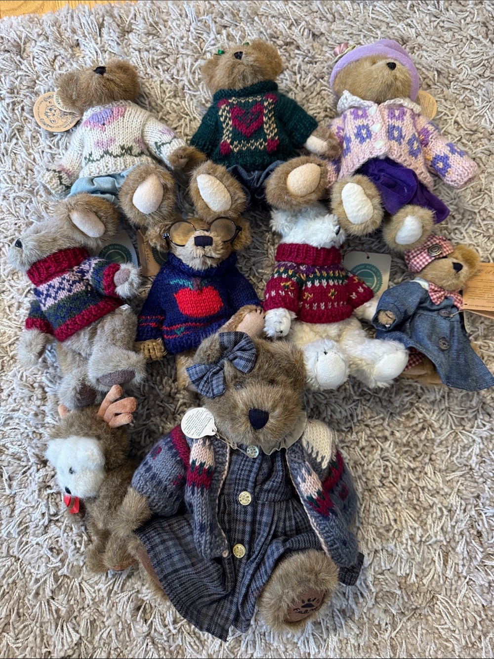 Boyds Bears Plush Bear Collection of 9